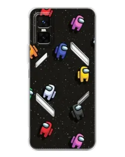 Чехол для Infinix GT 30 Pro с картинкой «Космический паттерн Among Us» Чехол для Infinix GT 30 Pro с картинкой «Космический паттерн Among Us»