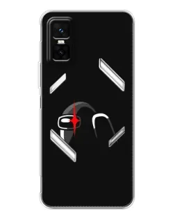 Чехол для Infinix GT 30 Pro с картинкой «Among Us шлем» Чехол для Infinix GT 30 Pro с картинкой «Among Us шлем»