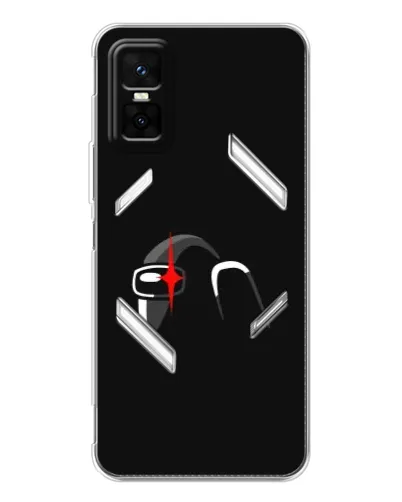 Чехол для Infinix GT 30 Pro с картинкой «Among Us шлем»
