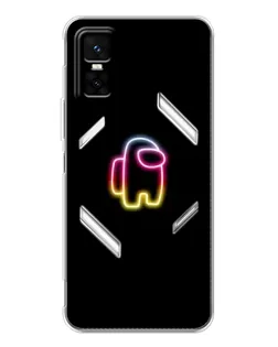 Чехол для Infinix GT 30 Pro с картинкой «Among Us градиент» Чехол для Infinix GT 30 Pro с картинкой «Among Us градиент»