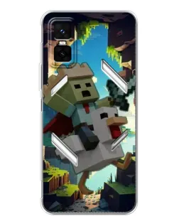 Чехол для Infinix GT 30 Pro с картинкой «Стив и гусь»