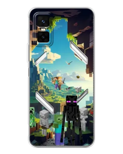 Чехол для Infinix GT 30 Pro с картинкой «Эндермен в лесу» Чехол для Infinix GT 30 Pro с картинкой «Эндермен в лесу»