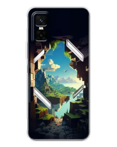 Чехол для Infinix GT 30 Pro с картинкой «Вид из пещеры» Чехол для Infinix GT 30 Pro с картинкой «Вид из пещеры»