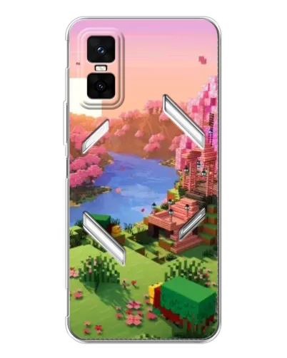 Чехол для Infinix GT 30 Pro с картинкой «Розовое дерево Minecraft» Чехол для Infinix GT 30 Pro с картинкой «Розовое дерево Minecraft»