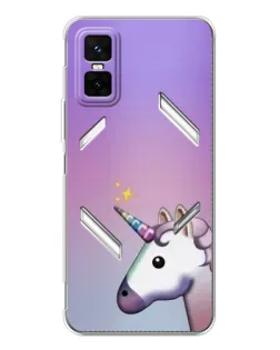 Чехол для Infinix GT 30 Pro с картинкой «Единорог градиент»