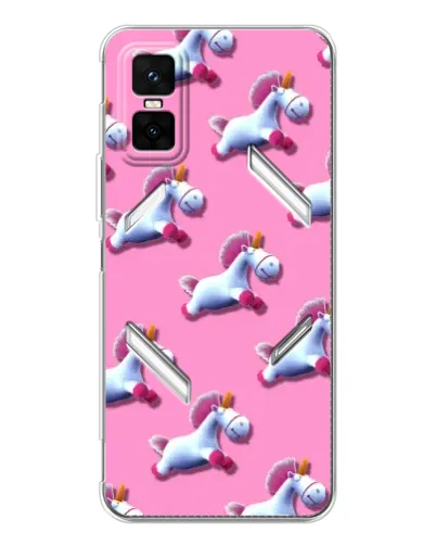 Чехол для Infinix GT 30 Pro с картинкой «Единороги на розовом» Чехол для Infinix GT 30 Pro с картинкой «Единороги на розовом»