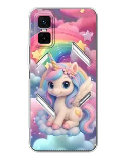 Чехол для Infinix GT 30 Pro с картинкой «Маленький единорог»