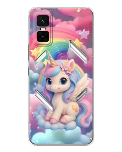 Чехол для Infinix GT 30 Pro с картинкой «Маленький единорог» Чехол для Infinix GT 30 Pro с картинкой «Маленький единорог»