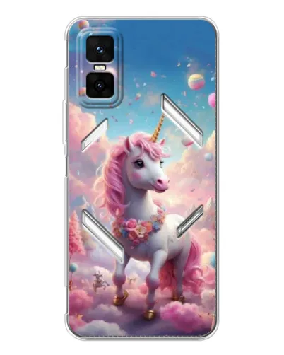 Чехол для Infinix GT 30 Pro с картинкой «Единорог среди облаков» Чехол для Infinix GT 30 Pro с картинкой «Единорог среди облаков»