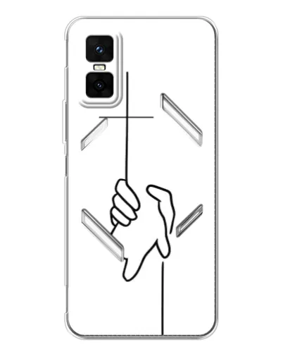Чехол для Infinix GT 30 Pro с картинкой «Рука держит» Чехол для Infinix GT 30 Pro с картинкой «Рука держит»