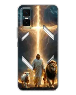 Чехол для Infinix GT 30 Pro с картинкой «Лев Иуды и Свет»
