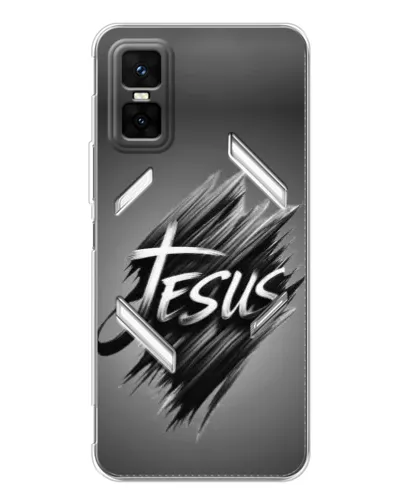 Чехол для Infinix GT 30 Pro с картинкой «Надпись Jesus Graffiti» Чехол для Infinix GT 30 Pro с картинкой «Надпись Jesus Graffiti»