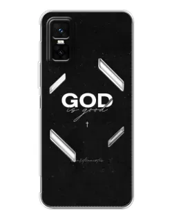 Чехол для Infinix GT 30 Pro с картинкой «GOD — Бог над всем»