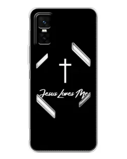 Чехол для Infinix GT 30 Pro с картинкой «Иисус любит тебя»