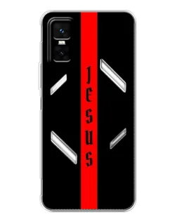Чехол для Infinix GT 30 Pro с картинкой «Красная линия веры»
