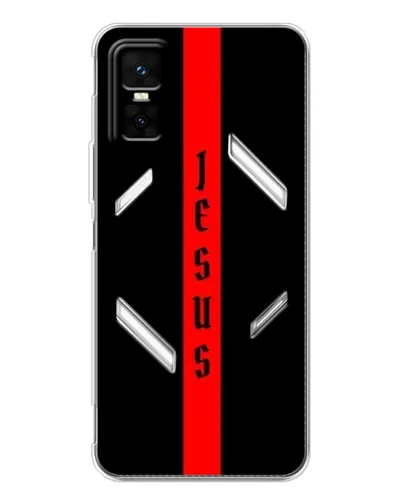 Чехол для Infinix GT 30 Pro с картинкой «Красная линия веры» Чехол для Infinix GT 30 Pro с картинкой «Красная линия веры»