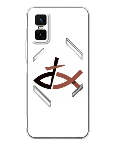 Чехол для Infinix GT 30 Pro с картинкой «Рыба и крест» Чехол для Infinix GT 30 Pro с картинкой «Рыба и крест»