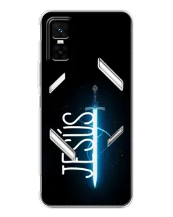 Чехол для Infinix GT 30 Pro с картинкой «Меч Духа Jesus»