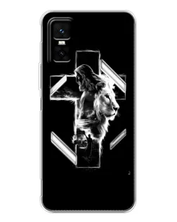 Чехол для Infinix GT 30 Pro с картинкой «Сияющий крест Jesus»