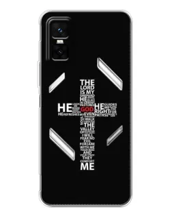 Чехол для Infinix GT 30 Pro с картинкой «Текстовый крест»