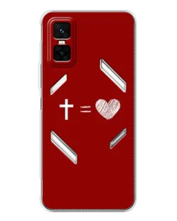 Чехол для Infinix GT 30 Pro с картинкой «Уравнение любви»