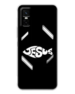 Чехол для Infinix GT 30 Pro с картинкой «Рыба Jesus»