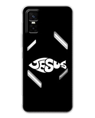 Чехол для Infinix GT 30 Pro с картинкой «Рыба Jesus» Чехол для Infinix GT 30 Pro с картинкой «Рыба Jesus»