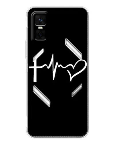 Чехол для Infinix GT 30 Pro с картинкой «Пульс веры» Чехол для Infinix GT 30 Pro с картинкой «Пульс веры»