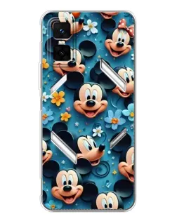 Чехол для Infinix GT 30 Pro с картинкой «Паттерн Микки и Минни»