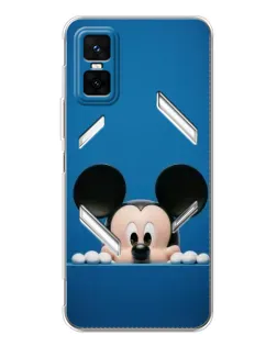 Чехол для Infinix GT 30 Pro с картинкой «Микки выглядывает»