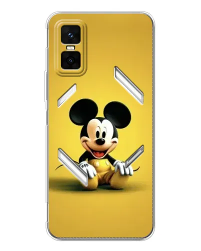 Чехол для Infinix GT 30 Pro с картинкой «Микки на желтом» Чехол для Infinix GT 30 Pro с картинкой «Микки на желтом»