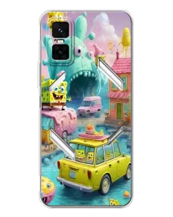Чехол для Infinix GT 30 Pro с картинкой «Монстр-трак приключения»