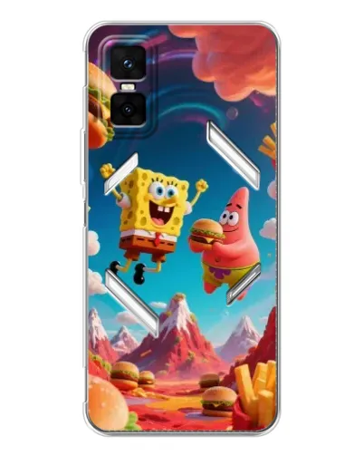 Чехол для Infinix GT 30 Pro с картинкой «Космический фастфуд» Чехол для Infinix GT 30 Pro с картинкой «Космический фастфуд»