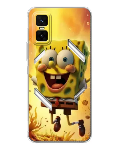 Чехол для Infinix GT 30 Pro с картинкой «Губка Боб прыгает» Чехол для Infinix GT 30 Pro с картинкой «Губка Боб прыгает»