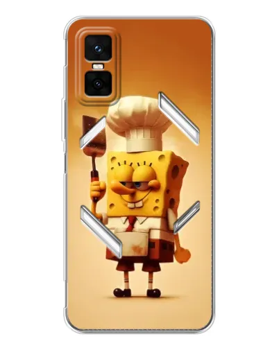 Чехол для Infinix GT 30 Pro с картинкой «Губка Боб повар» Чехол для Infinix GT 30 Pro с картинкой «Губка Боб повар»