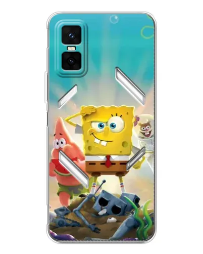 Чехол для Infinix GT 30 Pro с картинкой «Спанч Боб победитель» Чехол для Infinix GT 30 Pro с картинкой «Спанч Боб победитель»