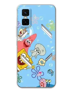Чехол для Infinix GT 30 Pro с картинкой «Веселые пузырьки»