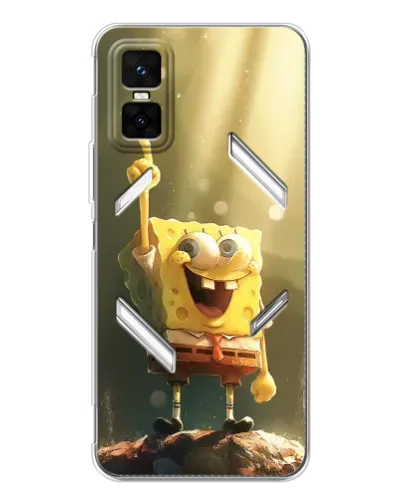 Чехол для Infinix GT 30 Pro с картинкой «Сияющий Спанч Боб» Чехол для Infinix GT 30 Pro с картинкой «Сияющий Спанч Боб»