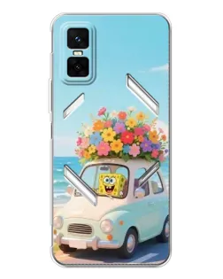 Чехол для Infinix GT 30 Pro с картинкой «Автомобильное путешествие»