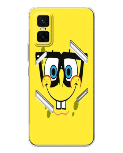 Чехол для Infinix GT 30 Pro с картинкой «Минималистичный Спанч Боб» Чехол для Infinix GT 30 Pro с картинкой «Минималистичный Спанч Боб»