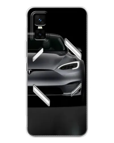 Чехол для Infinix GT 30 Pro с картинкой «Tesla Model S Look»