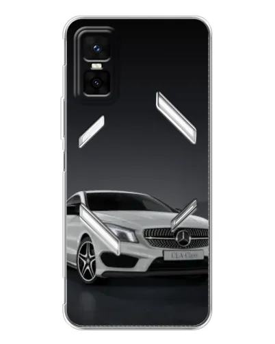 Чехол для Infinix GT 30 Pro с картинкой «Mercedes AMG GT Silver» Чехол для Infinix GT 30 Pro с картинкой «Mercedes AMG GT Silver»