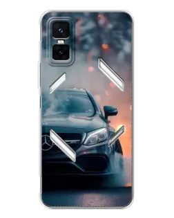 Чехол для Infinix GT 30 Pro с картинкой «Mercedes — ночной город» Чехол для Infinix GT 30 Pro с картинкой «Mercedes — ночной город»