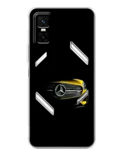 Чехол для Infinix GT 30 Pro с картинкой «Mercedes — ретро стиль»