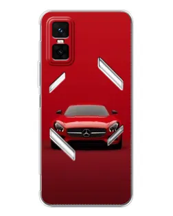 Чехол для Infinix GT 30 Pro с картинкой «Красный Mercedes AMG»