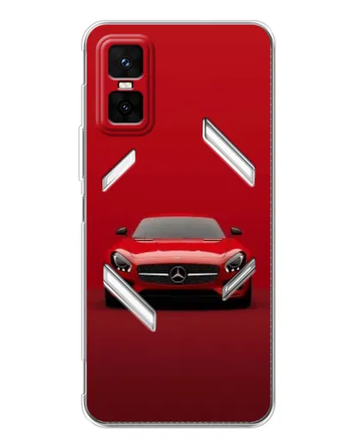 Чехол для Infinix GT 30 Pro с картинкой «Красный Mercedes AMG» Чехол для Infinix GT 30 Pro с картинкой «Красный Mercedes AMG»