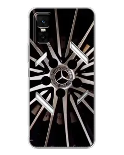 Чехол для Infinix GT 30 Pro с картинкой «Диск Mercedes»
