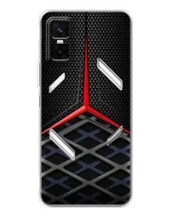 Чехол для Infinix GT 30 Pro с картинкой «Mercedes Carbon Grid»