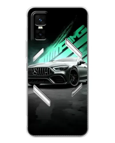 Чехол для Infinix GT 30 Pro с картинкой «Темный Mercedes AMG» Чехол для Infinix GT 30 Pro с картинкой «Темный Mercedes AMG»