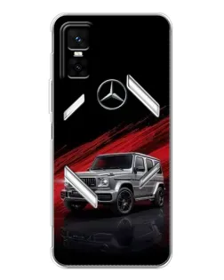 Чехол для Infinix GT 30 Pro с картинкой «Mercedes G-Class красный»